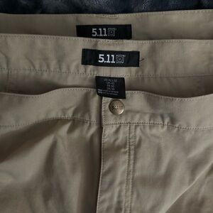 5.11 Tactical Tan Cargo Pants 4 pairs